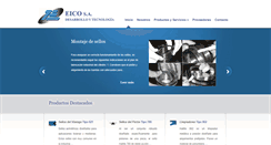 Desktop Screenshot of eicosa.cl